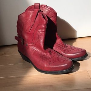 Red Cowboy Boots